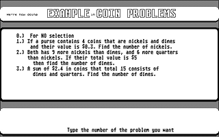Algebra I - Verbal Problems atari screenshot